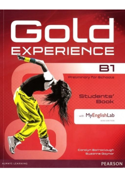 Gold Experience B1 SB + DVD + MyEnglishLab PEARSON