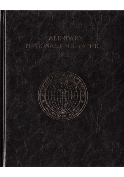 Kalendarz 2021 National Geographic czarny
