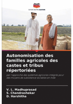 Autonomisation des familles agricoles des castes et tribus répertoriées