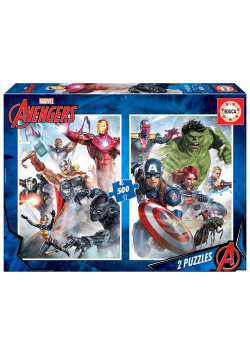 Puzzle 2x500 Avengers G3