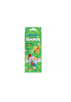 Farby tempera 7,5ml 10 kolorów KARBON