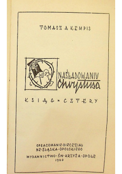 O naśladowaniu Chrystusa