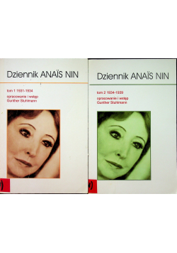 Dziennik Anais Nin Tom I i II