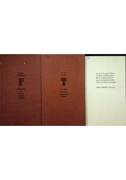 Georg Trakl 3 tomy