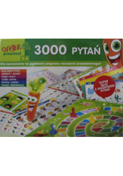 Carotina preschool 3 - 6 lat 3000 pytań Nowa