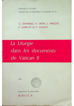 La Liturgie dans les documents de Vatican II