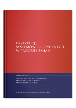 Instytucje systemów politycznych w procesie zmian