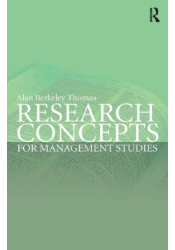 Research Concepts for Management Studies