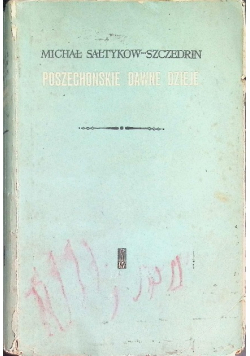 Poszechońskie dawne dzieje