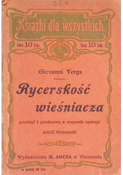 Rycerskość Wieśniacza, 1904 r.