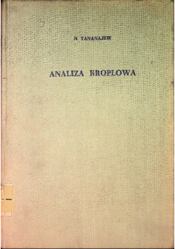 Analiza kroplowa