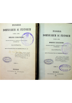 Evangelia Dominicarum ac Festorum Tomus I i II 1867 r.