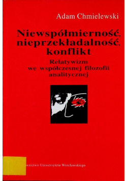 Niewspółmierność nieprzekładalność konflikt