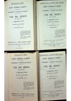 Vie De Jesus 4 tomy około 1947 r.