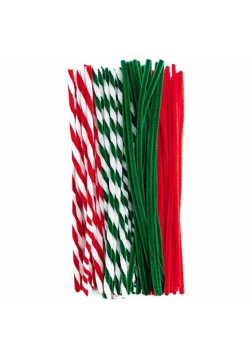 Druciki kreatywne 30cm 4 kolory 80szt.