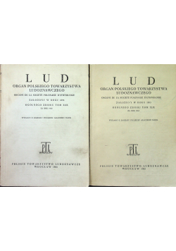 Lud organ polskiego towarzystwa ludoznawczegotom XLIX część 1 i 2