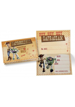 Zaproszenie ZD-008 Toy Story (5 szt.)