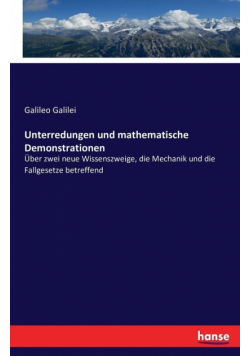 Unterredungen und mathematische Demonstrationen