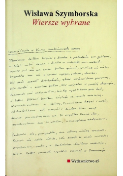 Szymborska wiersze wybrane