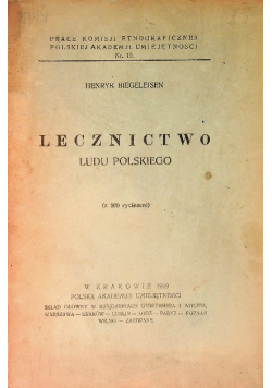Lecznictwo Ludu Polskiego 1929 r.