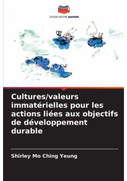 Cultures/valeurs immatérielles pour les actions liées aux objectifs de développement durable