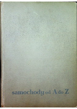 Samochody od A do Z