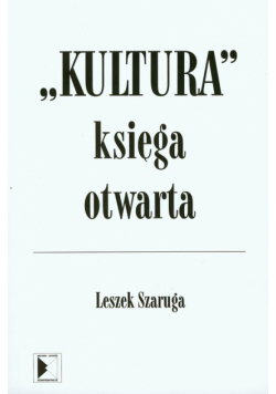 Kultura. Ksiega otwarta