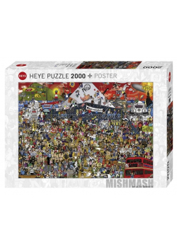 Puzzle 2000 Historia muzyki (Puzzle+plakat)