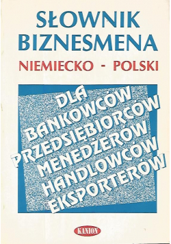 Słownik biznesmena niemiecko polski