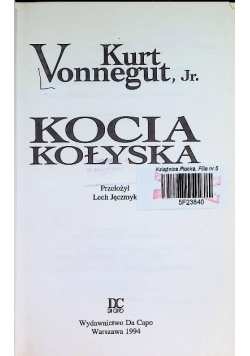 Kocia kołyska dzieła wybrane