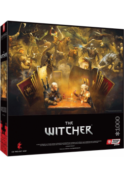 Puzzle 1000 The Witcher (Wiedźmin) Playing Gwent