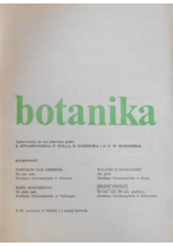 Botanika podręcznik dla szkół wyższych