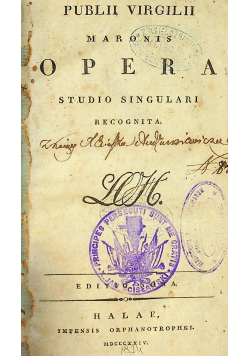 Maronis Opera studio singulari  1824r
