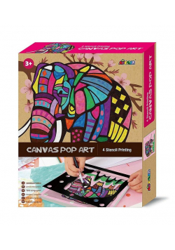 Płótno Pop art Słoń