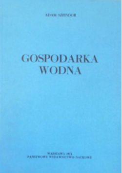 Gospodarka wodna