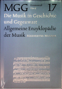 Die Musik in Geschichte und Gegenwart. 17