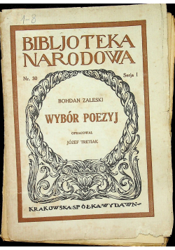 Bohdan Zalewski wybór poezji