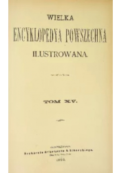 Wielka Encyklopedia Powszechna Ilustrowana Tom III 1890 r.