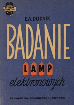 Badanie lamp elektronowych