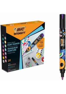 Paczka Marker akrylowy BIC Intensity Classic+Pastel Paint mix 20szt.