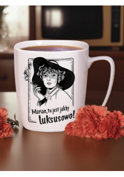 Kubek z uchem Marian tu jest jakby luksusowo