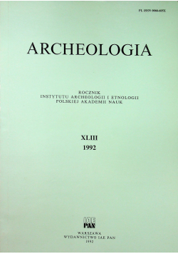 Archeologia tom XLIII