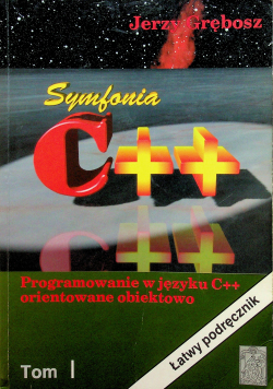 Programowanie w języku C++ orientowane obiektowo