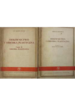 Odlewnictwo i obróbka plastyczna cz 1 i 2