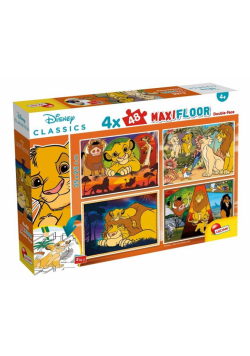 Puzzle Maxifloor 4x48 Disney Król Lew