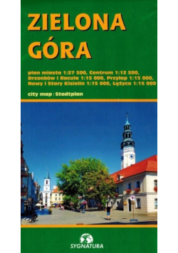 Zielona Góra - plan miasta w.2024