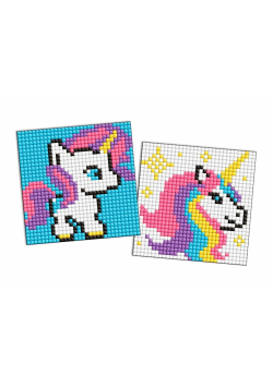 Diamentowa mozaika na naklejce IDEYKA 9x9 cm kids Jednorożec