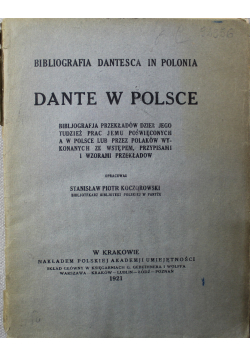 Dante w Polsce 1921 r.