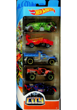 Hot Wheels City zestaw 5 aut Nowa