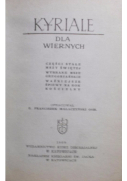 Kyriale dla wiernych